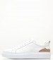 Men Casual Shoes 3402 White Leather Damiani