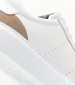 Men Casual Shoes 3402 White Leather Damiani