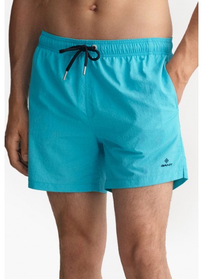 Men Swimsuit Cf.Swim.N LightBlue Polyamide GANT