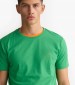 Ανδρικές Μπλούζες Contrast.Ss1 Πράσινο Βαμβάκι GANT