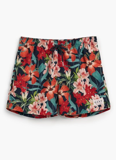 Ανδρικά Μαγιό Floral.Swim Multi Πολυεστέρα GANT