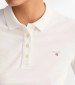 Women T-Shirts - Tops Polo.Original White Cotton GANT