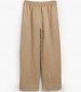 Women Trousers Pull.On Beige Linen GANT