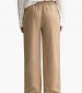 Women Trousers Pull.On Beige Linen GANT