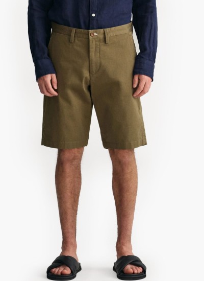 Men Vermouth Twill.Shorts Olive Cotton GANT