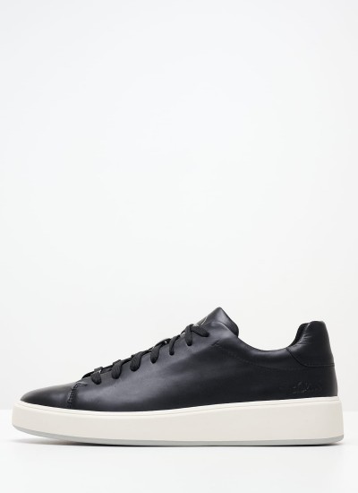 Ανδρικά Παπούτσια Casual 13640 Μαύρο Δέρμα S.Oliver