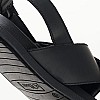 Men Flip Flops & Sandals 18100 Black Leather S.Oliver