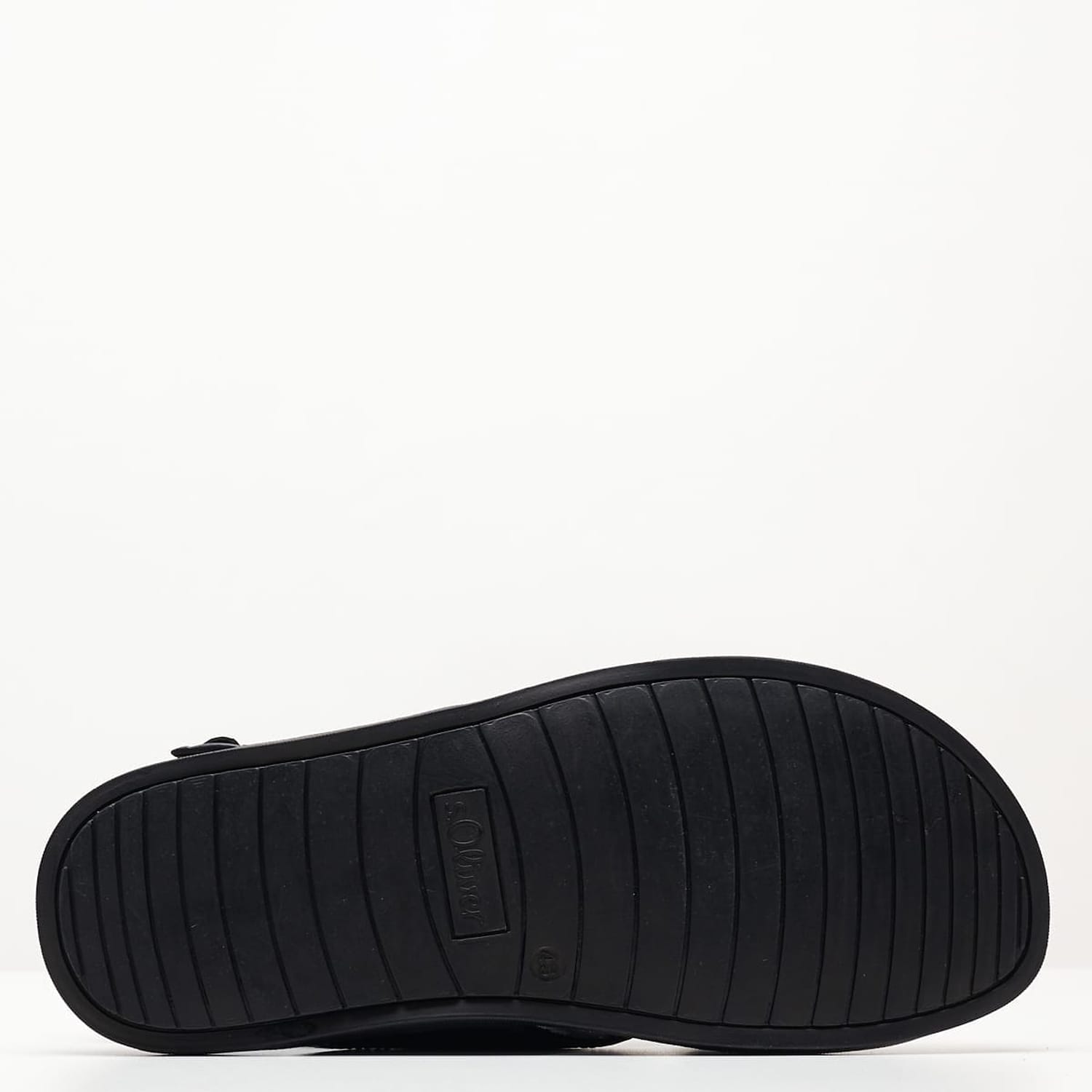 Men Flip Flops & Sandals 18100 Black Leather S.Oliver