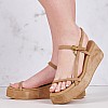 Women Platforms Low A78 Tabba Buckskin Komis and Komis Women Platforms Low A78 Tabba Buckskin Komis and Komis