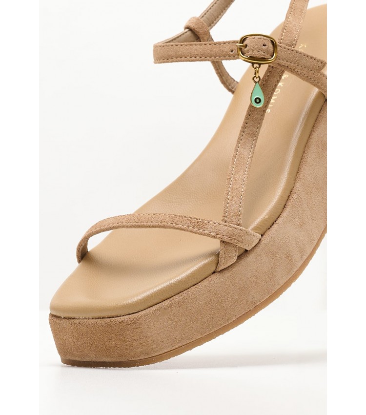 Women Platforms Low A78 Tabba Buckskin Komis and Komis