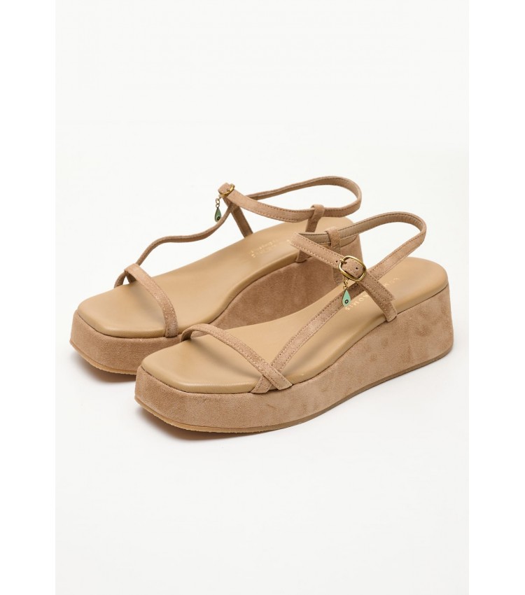 Women Platforms Low A78 Tabba Buckskin Komis and Komis