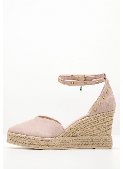 Women Espadrilles A.103 Nude Buckskin Komis and Komis