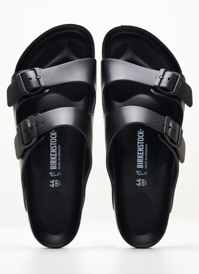 Γυναικεία Flats Arizona.BS Ασημί ECOleather Birkenstock