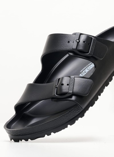 Γυναικεία Flats Arizona.BS Ασημί ECOleather Birkenstock