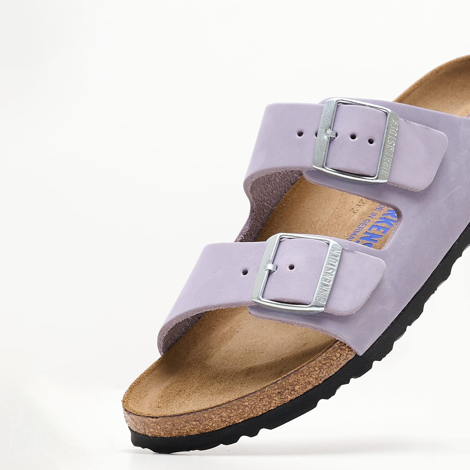 Γυναικεία Flats Arizona.Fog Μωβ Δέρμα Birkenstock Γυναικεία Flats Arizona.Fog Μωβ Δέρμα Birkenstock