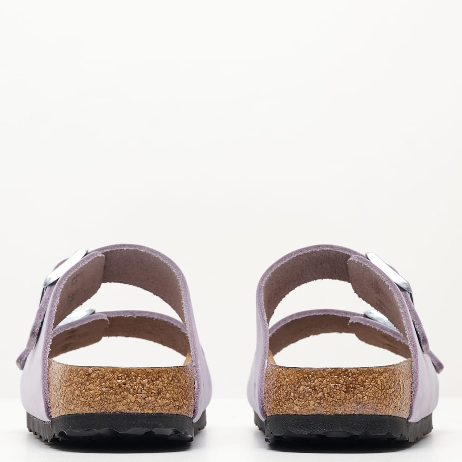 Γυναικεία Flats Arizona.Fog Μωβ Δέρμα Birkenstock Γυναικεία Flats Arizona.Fog Μωβ Δέρμα Birkenstock