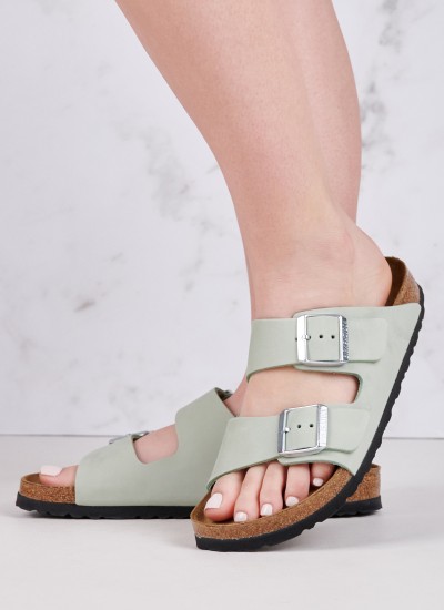 Γυναικεία Flats Gizeh.Bs Καφέ ECOleather Birkenstock