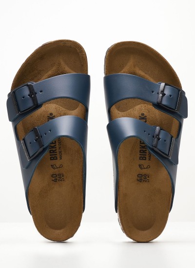 Γυναικεία Flats Gizeh.BS Ανθρακί Δέρμα Birkenstock