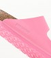 Women Flats Arizona.Patent Pink ECOleather Birkenstock