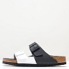 Γυναικεία Flats Arizona.Split Μαύρο ECOleather Birkenstock Γυναικεία Flats Arizona.Split Μαύρο ECOleather Birkenstock