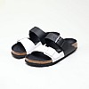 Γυναικεία Flats Arizona.Split Μαύρο ECOleather Birkenstock Γυναικεία Flats Arizona.Split Μαύρο ECOleather Birkenstock