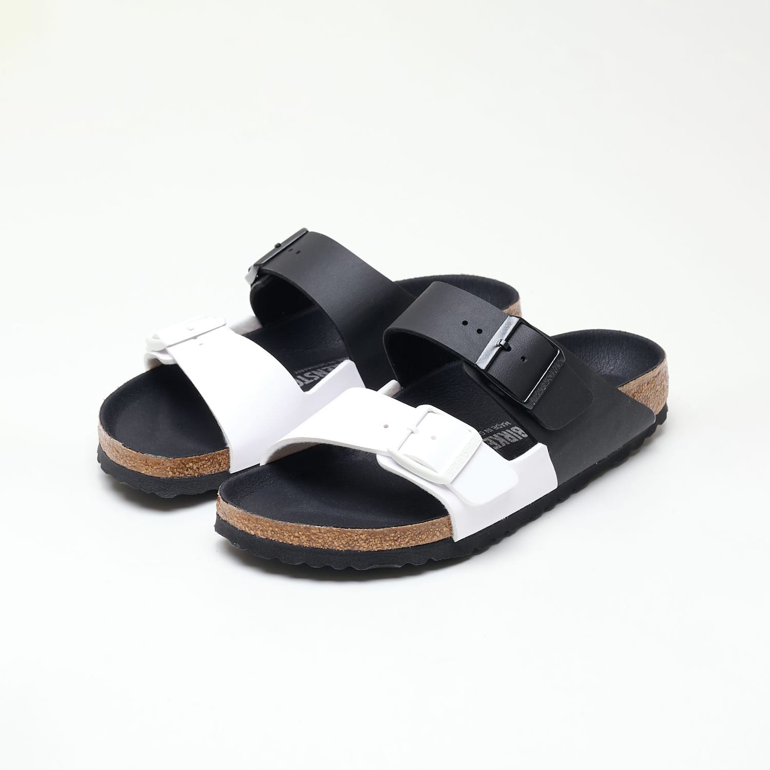 Γυναικεία Flats Arizona.Split Μαύρο ECOleather Birkenstock Γυναικεία Flats Arizona.Split Μαύρο ECOleather Birkenstock