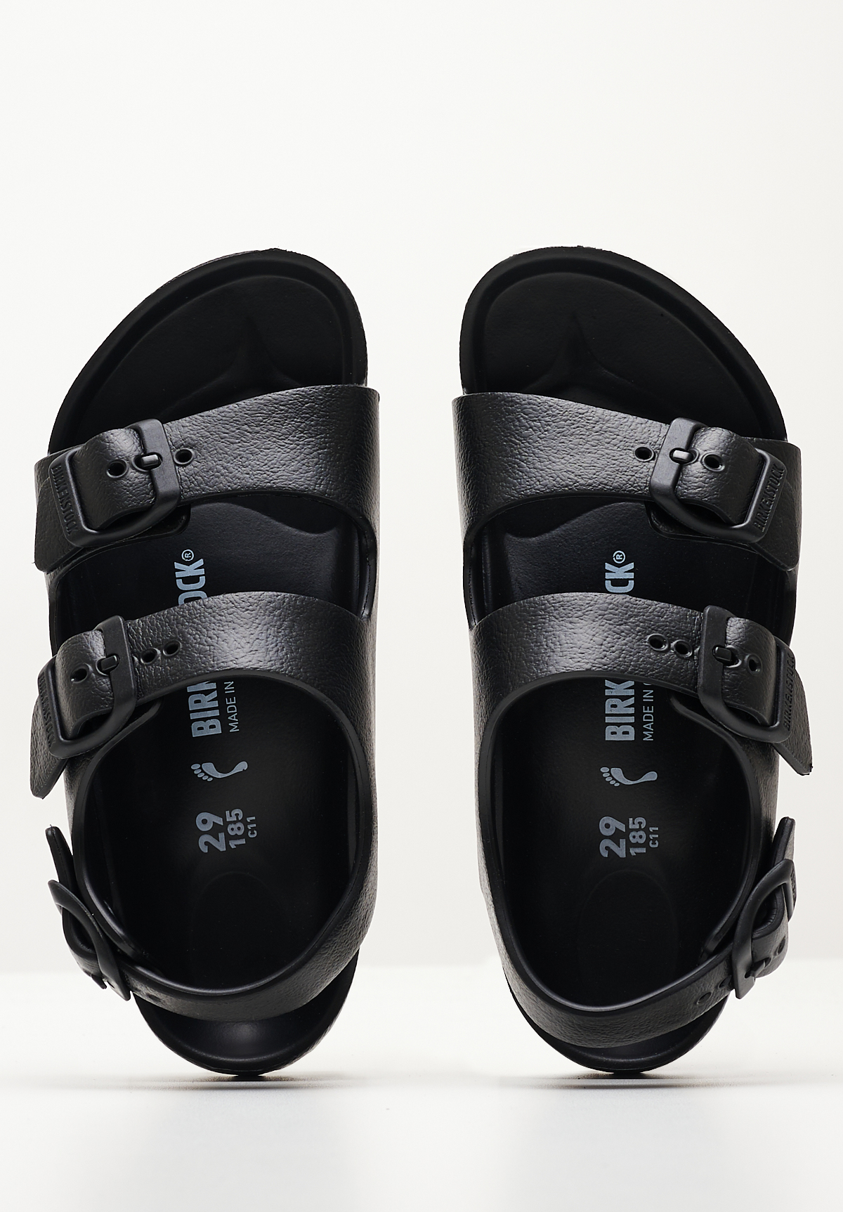 Kids Flip Flops Sandals from the Birkenstock brand Eva.Milano Black Rubber mortoglou.gr eshop