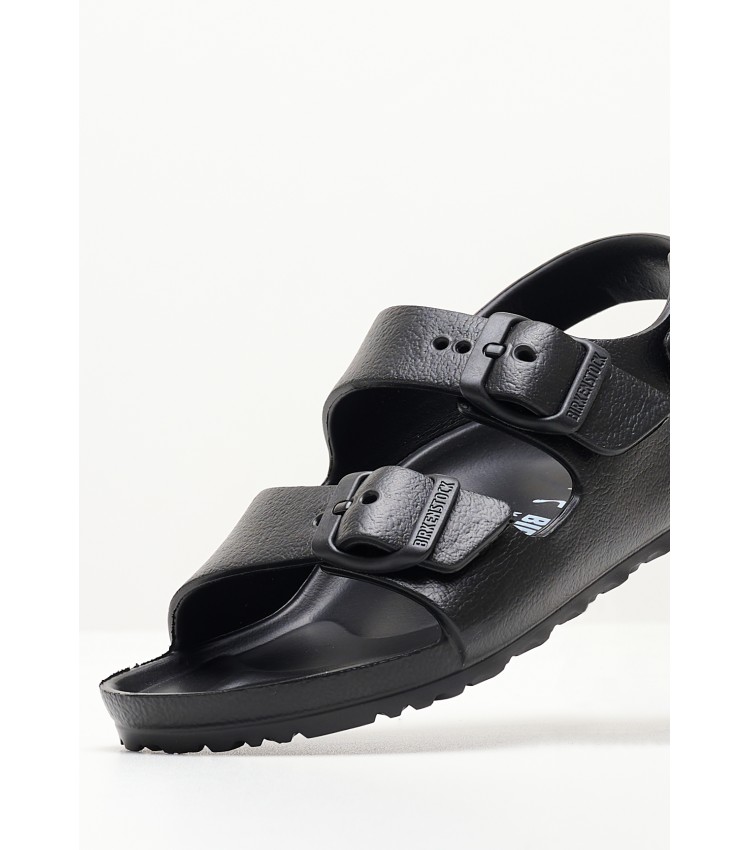 Kids Flip Flops & Sandals Eva.Milano Black Rubber Birkenstock