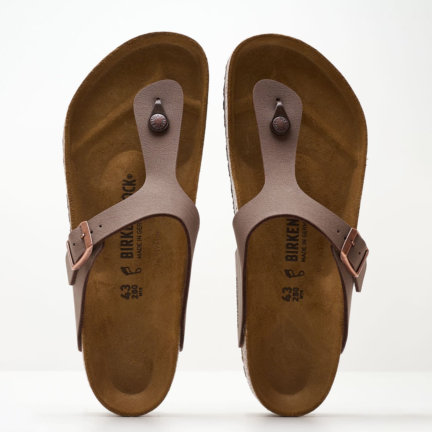 Ανδρικές Σαγιονάρες & Πέδιλα Gizeh.Bs.M Καφέ ECOleather Birkenstock