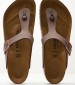 Men Flip Flops & Sandals Gizeh.Bs.M Brown ECOleather Birkenstock