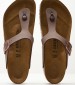 Ανδρικές Σαγιονάρες & Πέδιλα Gizeh.Bs.M Καφέ ECOleather Birkenstock