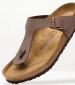 Men Flip Flops & Sandals Gizeh.Bs.M Brown ECOleather Birkenstock