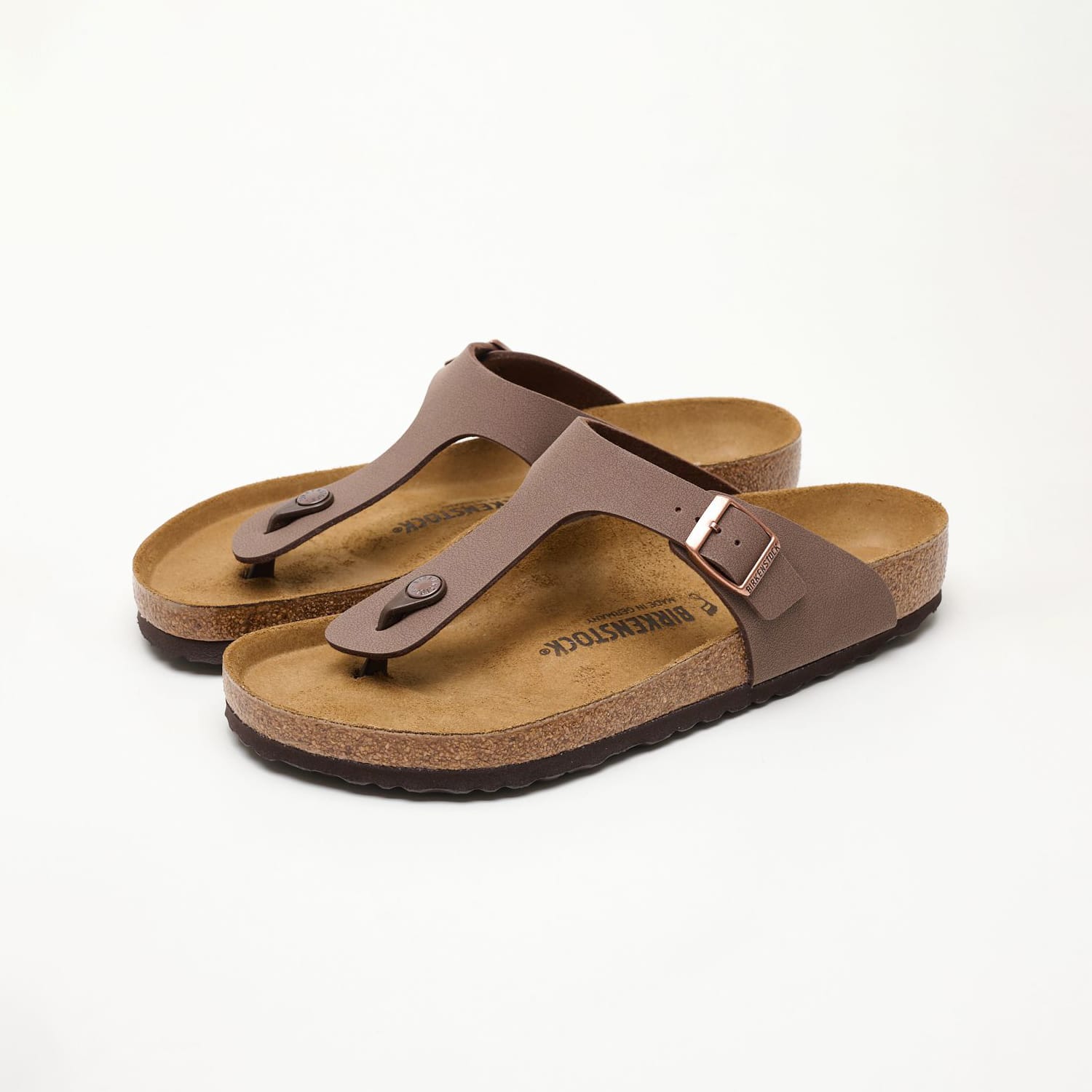 Ανδρικές Σαγιονάρες & Πέδιλα Gizeh.Bs.M Καφέ ECOleather Birkenstock Ανδρικές Σαγιονάρες & Πέδιλα Gizeh.Bs.M Καφέ ECOleather Birkenstock