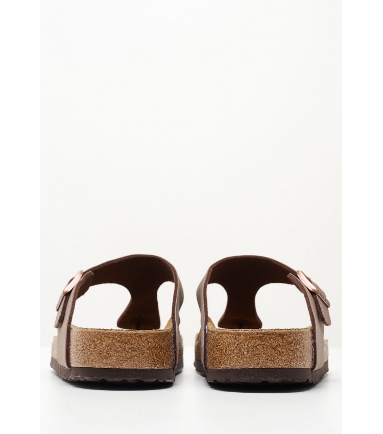 Ανδρικές Σαγιονάρες & Πέδιλα Gizeh.Bs.M Καφέ ECOleather Birkenstock