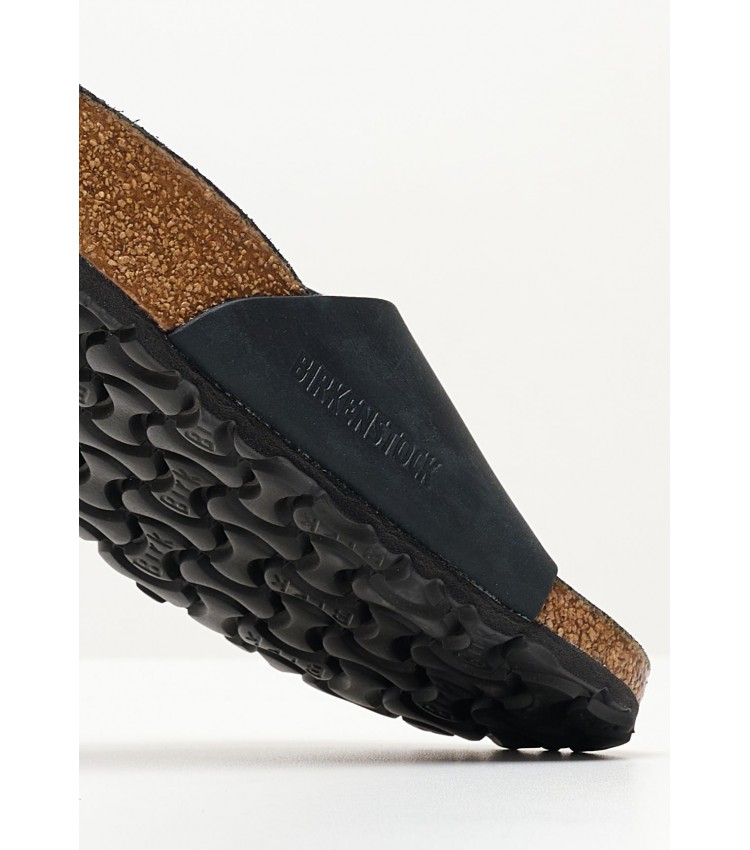 Γυναικεία Flats Madrid.Hex.Bl Μαύρο Δέρμα Birkenstock