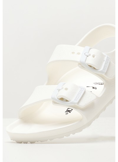 Kids Flip Flops & Sandals Milano.Bs White Rubber Birkenstock