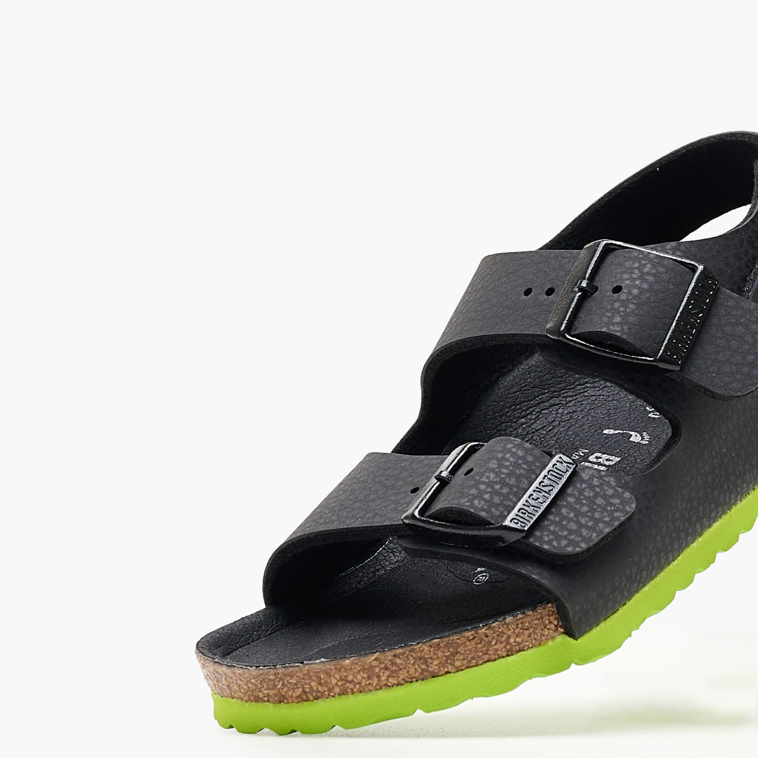 Παιδικές Σαγιονάρες & Πέδιλα Milano.Desert Μαύρο ECOleather Birkenstock