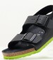 Kids Flip Flops & Sandals Milano.Desert Black ECOleather Birkenstock