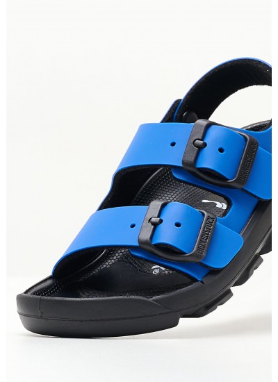 Kids Flip Flops & Sandals New.York Blue ECOleather Birkenstock
