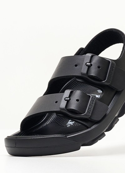 Γυναικεία Flats Gizeh.Big.Buckle Μαύρο Δέρμα Birkenstock