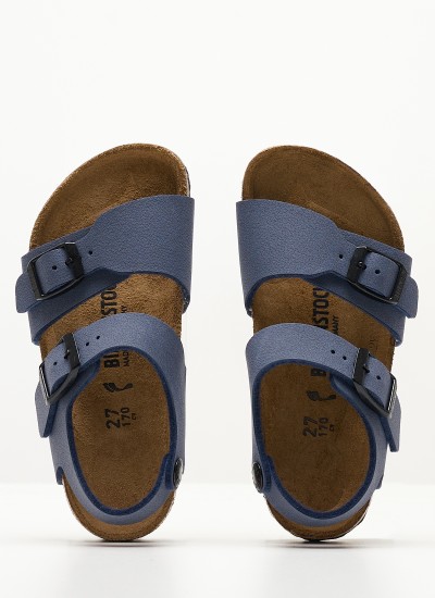 Kids Flip Flops & Sandals Flumek Blue ECOleather Mood