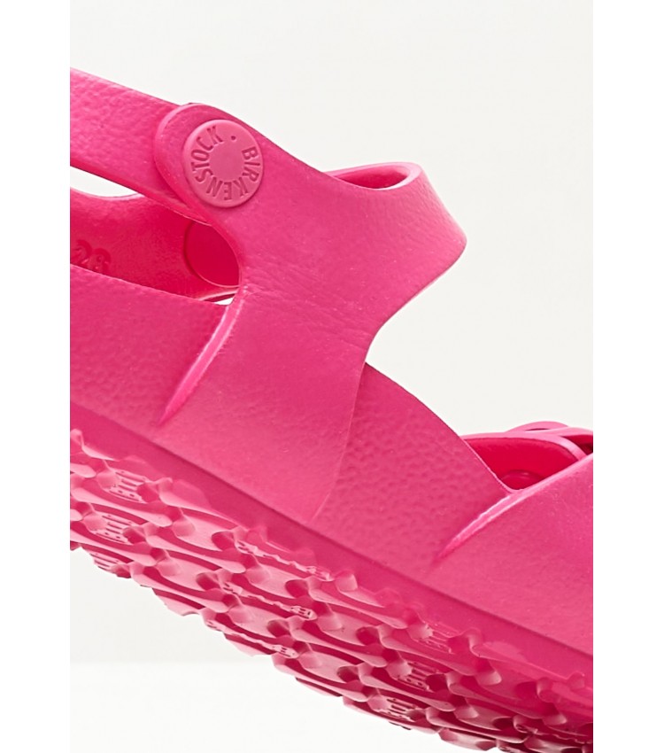 Kids Flip Flops & Sandals Rio.Beet Pink Rubber Birkenstock