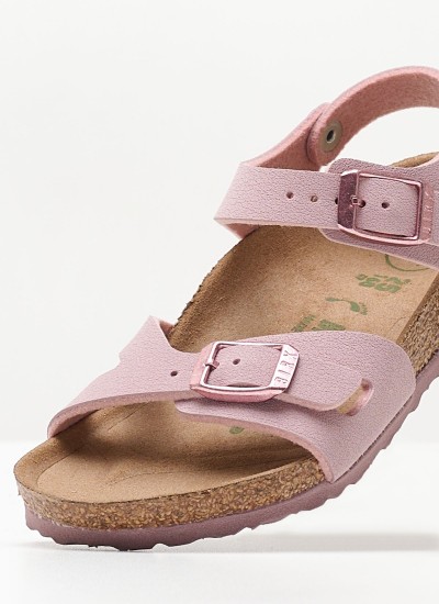 Γυναικεία Flats Arizona.BS Ασημί ECOleather Birkenstock