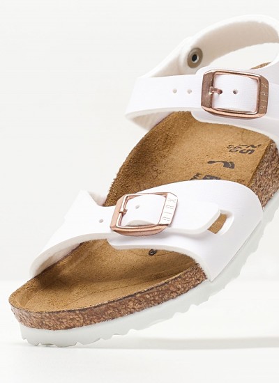 Kids Flip Flops & Sandals Paganisa Gold Leather Mood