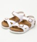 Kids Flip Flops & Sandals Rio.Seasonal White ECOleather Birkenstock