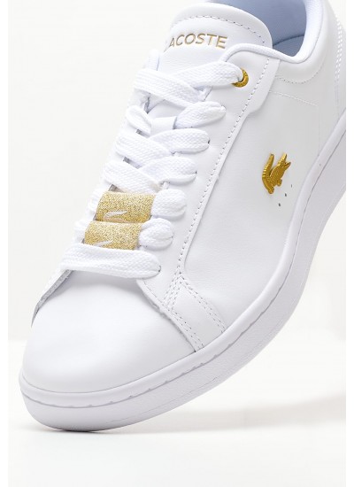 Women Casual Shoes Crnb.Pro123 White Leather Lacoste
