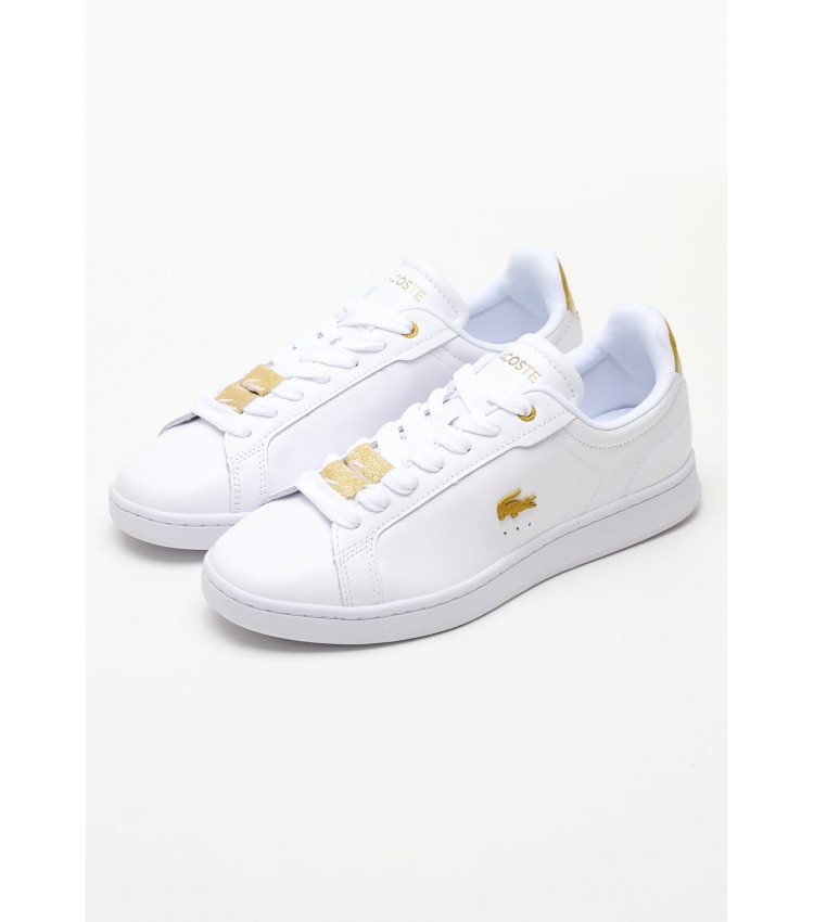 Women Casual Shoes Crnb.Pro123 White Leather Lacoste
