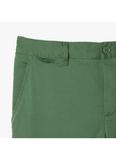 Ανδρικά Παντελόνια HH2661.23 Πράσινο Βαμβάκι Lacoste
