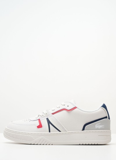 Men Casual Shoes Carnaby.Cgr White Leather Lacoste