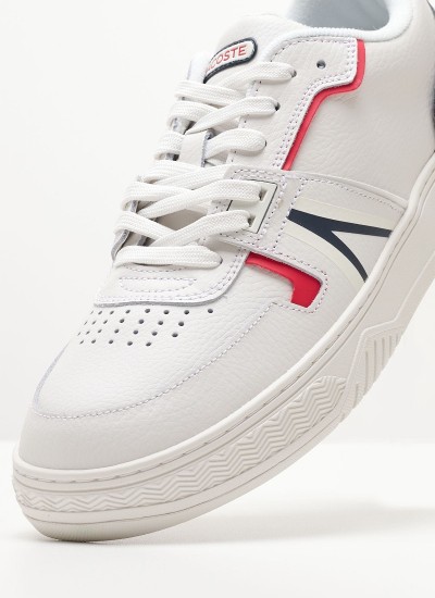 Men Casual Shoes Carnaby.Cgr White Leather Lacoste